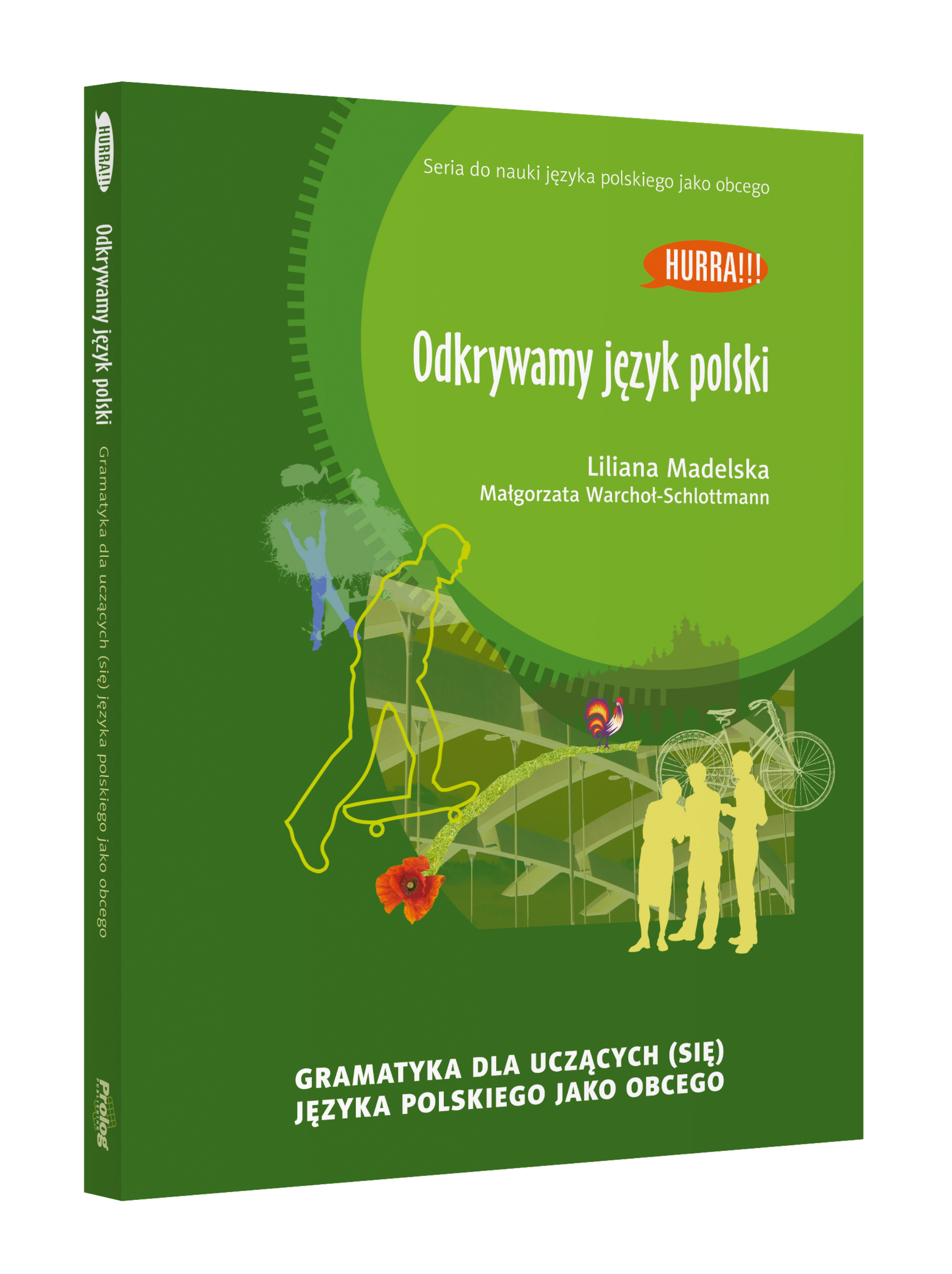 Okładka podręcznika Odkrywamy język polski. Gramatyka - dr Liliana Madelska